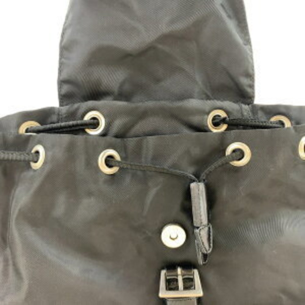 Prada Nylon Backpack Triangular Tessuto Black - image 4